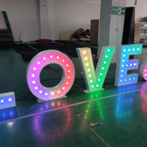 LOVE Licht Letters (Demo) Photoboothfactory