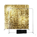 Backdrop Aluminum Frame + Custom Printing 8ft (2.4m)